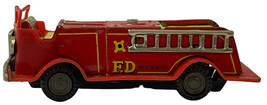 Custom [made] Toy Cars Vintagefriction fire truck die-cast and plast 291365 - £9.58 GBP