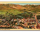 Aerial View Reno Nevada NV UNP Linen Postcard T7 - £2.80 GBP