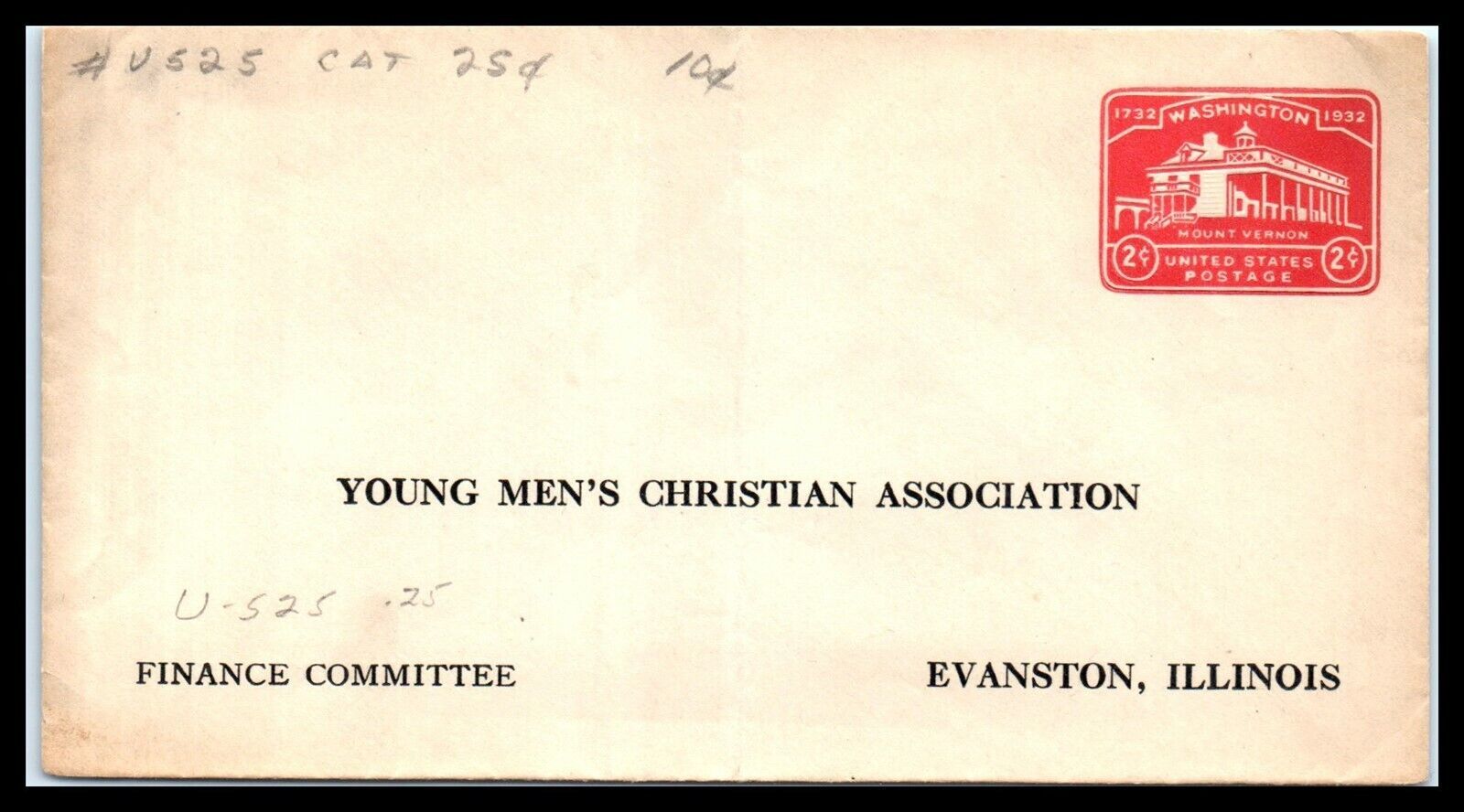 Primary image for US Cover - YMCA Young Men's Christian Association, Evanston, Illinois R7