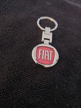 Fiat Double-Sided Chrome and Red Keychain US Seller Free Shipping - $295.61 MXN