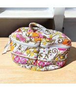 Vera Bradley Tea Garden Travel Pouch Bag Floral Toiletries Makeup Organizer - $24.10