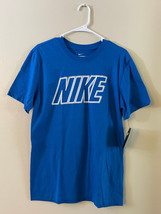 Nike Mens T Shirt Cotton Activewear -  Blue - Size S - NWT - £13.20 GBP