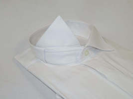 Men's Tux Shirt Charles TYRWHITT Turkey 100% Cotton CHT-6 White Wing tip image 4