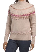 NEW Artelier Nicole Miller Fair Isle Sweater Size Medium NWT - £38.83 GBP