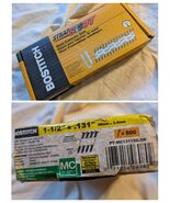 Bostitch StrapShot 500ct Metal Connector Nails 1-1/2” x .148” PT-MC14815... - $30.67 CAD