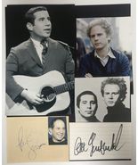 Paul Simon &amp; Art Garfunkel Signed Autographed Vintage Signature 8.5x11 D... - £128.65 GBP