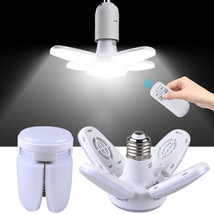 E27 LED Bulb Fan Blade Timing Lamp AC85-265V 28W Foldable Led Light Bulb Lampada - $13.57+