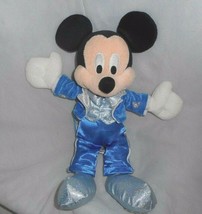 12&quot; Disney Dream Friends Mickey Mouse Blue Suit Stuffed Animal Plush Toy Doll - £18.68 GBP