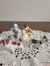 Vintage Scotty dog Porcelain Figurines lot of 3 - £18.66 GBP
