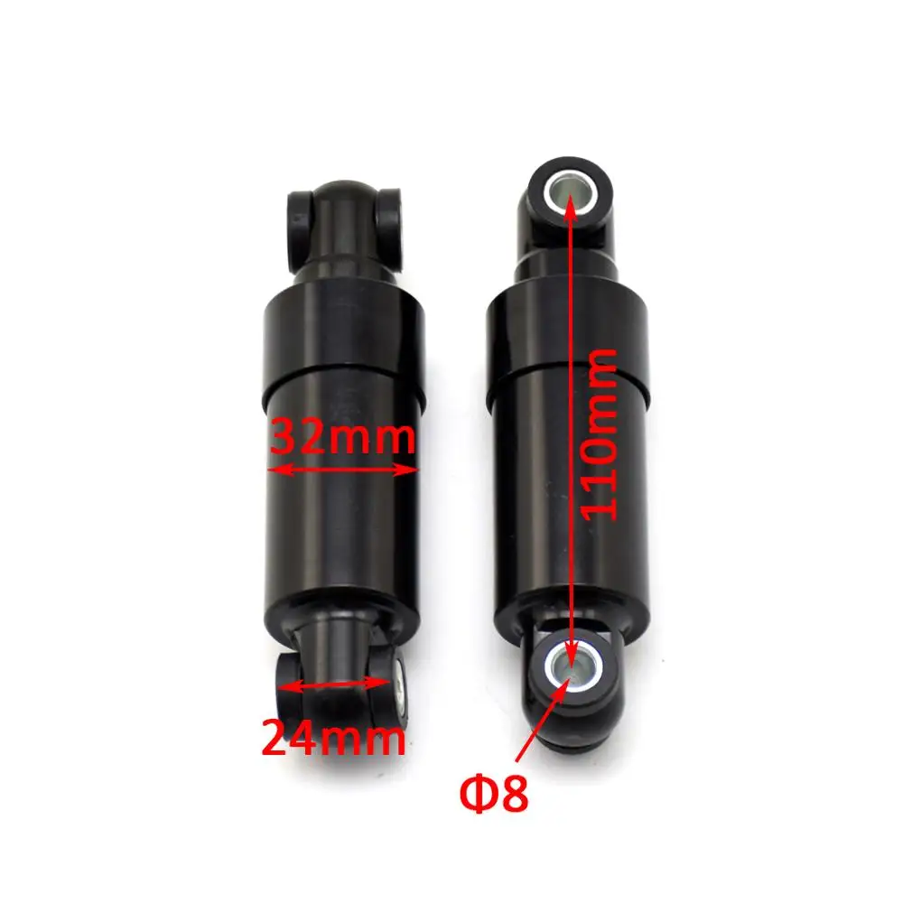 E-Bike Rear Shock Absorber Suspension 110mm 125mm 750lbs for Folding Scooter 49c - £68.46 GBP