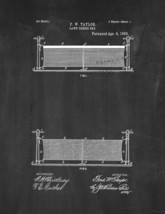 Lawn Tennis Net Patent Print - Chalkboard - £6.25 GBP+