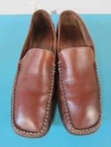 Gruppo Italiano Italian Brown Leather Driving Moccasins Loafers Slip Ons... - $125.00