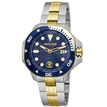 Roberto Cavalli Men&#39;s Spiccato Blue Dial Watch - RC5G044M0035 - £153.14 GBP