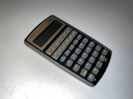 HP 17BII+ Hewlett Packard Financial Calculator w Batteries Case TESTED Free Ship - £31.13 GBP