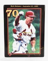 Mark McGwire King of Swing 70! Bradford Exchange Collectors Plate St. Louis - $20.78
