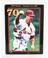 Mark McGwire King of Swing 70! Bradford Exchange Collectors Plate St. Louis - £16.51 GBP