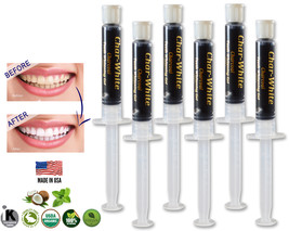 Activated Charcoal Gel for Natural Teeth Whitening - Fresh Teeth Whitener - USA  - £11.14 GBP