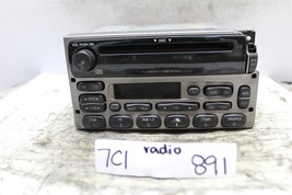04 Ford Explorer Radio AM FM CD Tape Cassette Player 3L2T18C868BD OEM 891 7C1 - $46.39