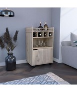 Sims 35&quot; Bar Cart: 2 Shelves, Wine Cubbies - $338.66 CAD