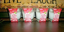 4 GLADE CANDY CANE CHEER SINGLE WICK CANDLE PEPPERMINT VANILLA CREAM CAN... - £13.62 GBP