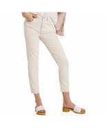 Pilcro Anthropologie light pink ultra high rise slim straight jeans 25 M... - $39.99