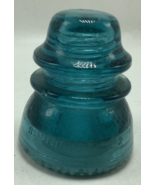 Aqua (Blue/Green)  Hemingray 42 Electrical Glass Insulator - Made in USA - £5.93 GBP