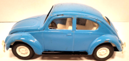 Vintage 1960s Tonka VW Blue Beetle Bug Pressed Metal Car / Toy      52680 - $39.99