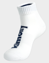 Kimony Men’s Mid Crew Sports Socks 5 Pairs White NWT KSSN501-M9 - $27.90