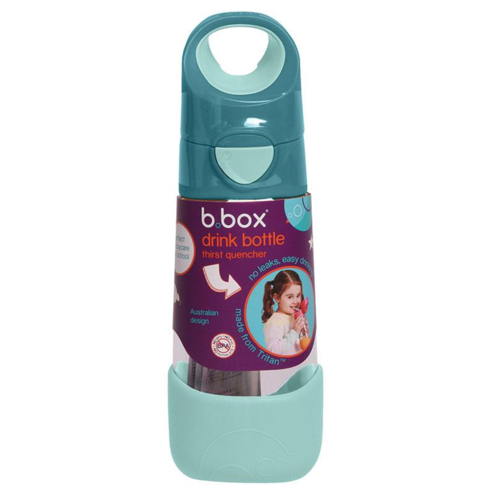 B.Box Sports Spout Bottle 450ml Emerald Forest - $96.50