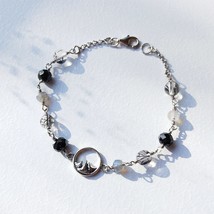 925 Sterling Silver Black Spinel Labradorite Black Tourmaline Quartz/ Black Ruti - £57.85 GBP