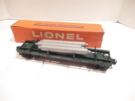 Lionel POST-WAR Original 3362 Flat Car W/HELIUM Tanks -0/027- LN- Bxd - B6R - £40.04 GBP