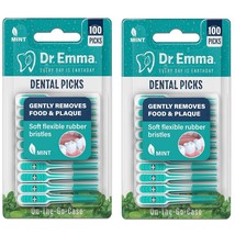 Dental Picks Mint Brush 100Ct/Pack, 2 Packs 100 Count (Pack of 2) - $17.83