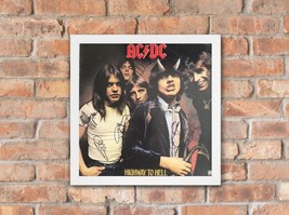 AC/DC Framed REPRINT Autographed Album Cover - Reprint - £63.30 GBP