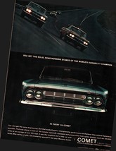 1964 Mercury Comet large-mag car ad -blue- &quot;Solid road-hugging stance&quot; c4 - $25.98