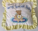 Vintage EDEN A Very Special Baby Wind Up Musical Mini Pillow Yellow Blue... - $32.62