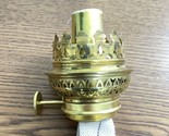 Vintage Kerosene oil lamp Gaudard Kosmos Style Burner 1.5” Thread Solid ... - $43.11