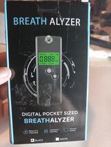 Professional Breathalyzer, With Disposable Mouth Pieces, Black, With Case - $28.42