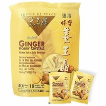 Prince of Peace Ginger Honey Crystals, 18gX30 Packets(540g) - £15.98 GBP