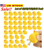 Lot of 40-240 Pack Mini Rubber Ducky Float Duck Baby Bath Toy, Shower Ba... - £10.94 GBP+