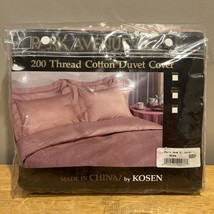 Park Avenue by Kosen Queen  Rose Colored Duvet Cover 200 Thread Cotton - $743.14 MXN