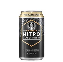 Starbucks Nitro Cold Brew 9.6FL Ounce Coffee 4 Cans of Vanilla Sweet Cream - £15.78 GBP