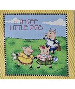 Mary Engelbreit Little Pigs Fabric Baby Doft Book New to Sew Panel - £19.34 GBP