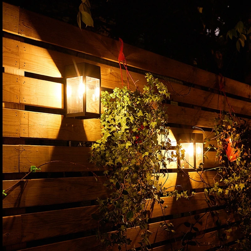 Outdoor Waterproof LED Solar Lamp Smart Light Control Garden Fence Decorative La - £61.94 GBP
