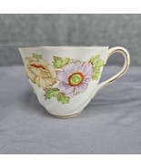 Salisbury Teacup Vintage Iceland Poppy Flower  Hand Painted Details Bone... - £6.98 GBP