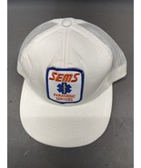 Vintage SEMS Paramedic Services SnapBack Trucker Hat Cap EMT Emergency S... - $18.13