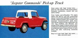 1967 Jeep Jeepster Commando Pick-Up Truck - Promotional Advertising Poster - $32.99