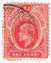 Stamps Southern Nigeria George V 1 Penny  - £0.55 GBP