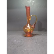 Amberina Genie Style Pitcher, Vintage Rainbow Art Glass, Home Decor, Cad... - $24.75