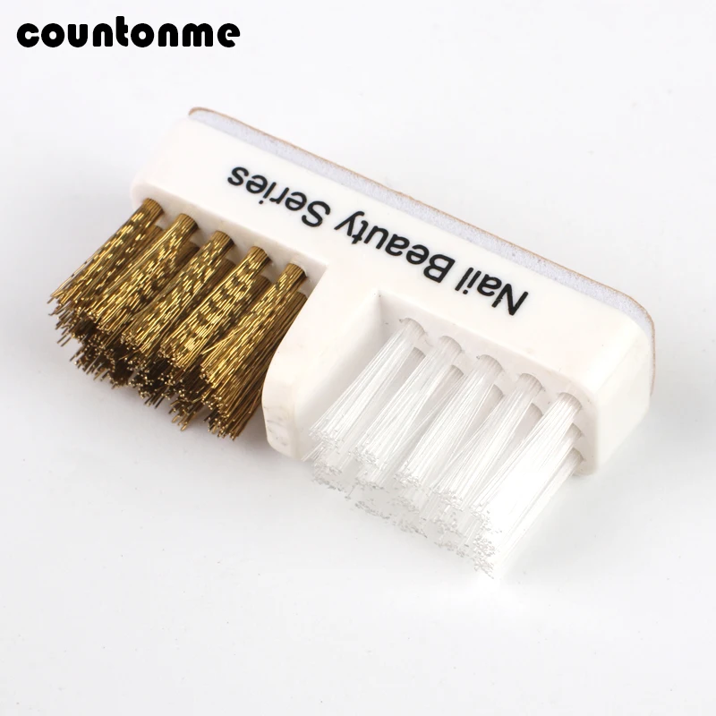 1Pcs Plastic &amp; Copper Wire Nail Drill Bits Cleaning Brush  Dust Powder C... - £16.29 GBP