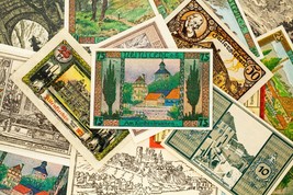 1920&#39;s Germania Notgeld Soldi 25pc Città Views - Liegnitz,Osnabruck,Ronn... - $98.99